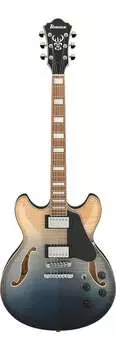 Электрогитара Ibanez AS73FM Artcore Semi-Hollow Electric Guitar - Transparent Indigo Fade