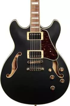 Электрогитара Ibanez AS73G Artcore Semi-Hollow Electric Guitar, Black Flat