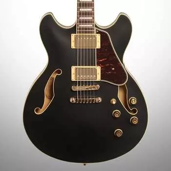 Электрогитара Ibanez AS73G Artcore Semi-Hollowbody Electric Guitar, Black Flat