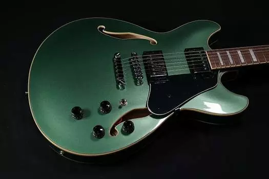 Электрогитара Ibanez AS73OLM Artcore - Semi Hollow Body with Classic Elite Pickups - Maple Top-Olive Metallic - 083