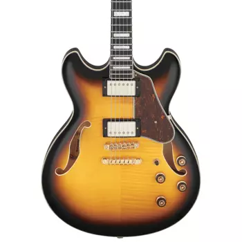 Электрогитара Ibanez AS93FM Artcore Expressionist Semi Hollow Electric Guitar - Antique Yellow Sunburst