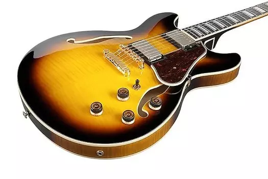 Электрогитара Ibanez AS93FMAYS - Artcore Expressionist Semi-Hollow Electric Guitar - Antique Yellow Sunburst