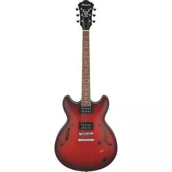 Электрогитара Ibanez AS Artcore Series AS53 Hollow-Body Electric Guitar, Sunburst Red Flat