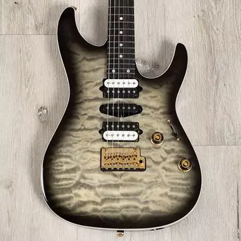 Электрогитара Ibanez AZ47P1QM Premium AZ Guitar, Ebony Fretboard, Black Ice Burst
