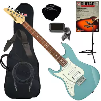 Электрогитара Ibanez AZES40L Left Handed Electric Guitar - Purist Blue GUITAR ESSENTIALS BUNDLE