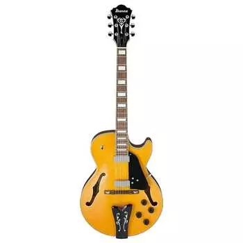 Электрогитара Ibanez GB10EMAA George Benson Signature Semi Hollow Electric Gutar Antique Amber