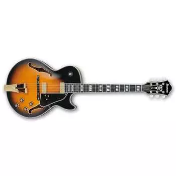Электрогитара Ibanez GB10SE George Benson Brown Sunburst BS Hollow Body + Hardshell Case GB-10 GB 10 SE GB10SEBS
