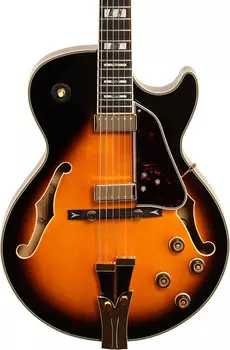 Электрогитара Ibanez GB10SE George Benson Hollow Body Electric Guitar, Brown Sunburst w/ Case
