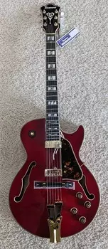 Электрогитара Ibanez George Benson GB10SEFMSRR Semi Hollow Guitar w/Case Sapphire Red 6lb 10oz
