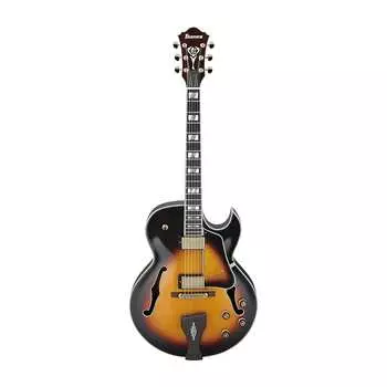 Электрогитара Ibanez George Benson LGB30 Hollow Body Electric Guitar - Vintage Yellow Sunburst