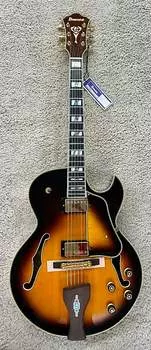 Электрогитара Ibanez George Benson LGB30VYS Semi Hollow Guitar Vintage Yellow Sunburst