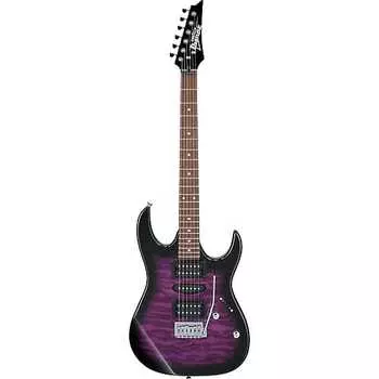 Электрогитара Ibanez GRX70QA RG GIO Series Electric Guitar - Transparent Violet Sunburst