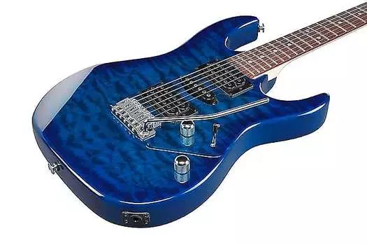 Электрогитара Ibanez GRX70QA-TBB Gio RX Series Transparent Blue Burst