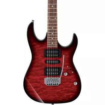 Электрогитара Ibanez GRX70QA Transparent Red Burst