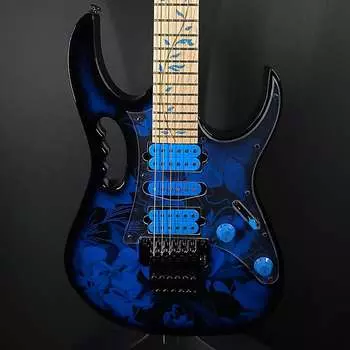 Электрогитара Ibanez JEM77P-BFP Blue Floral Pattern Steve Vai Signature #857