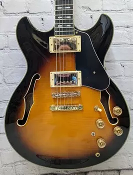 Электрогитара Ibanez John Scofield JSM10VYS, Vintage Yellow Sunburst, 8,0 фунтов