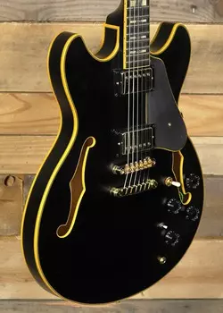 Электрогитара Ibanez John Scofield JSM20 Hollowbody Guitar Black w/ Case