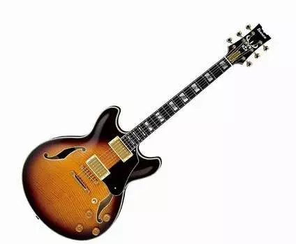 Электрогитара Ibanez JSM100-VT John Scofield Signature Semi-Hollowbody Electric Guitar - W/ Case