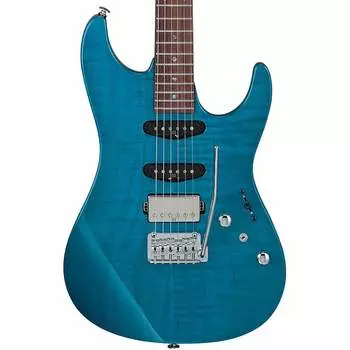 Электрогитара Ibanez Martin Miller Signature Electric Guitar - Transparent Aqua Blue