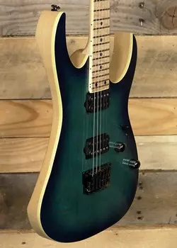Электрогитара Ibanez Prestige RG652AHMFX Electric Guitar Nebula Green Burst w/ Case