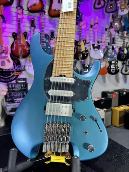 Электрогитара Ibanez Q547 7-string Electric Guitar - Blue Chameleon Metallic Matte Auth Deal Free Ship! 018