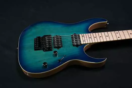 Электрогитара Ibanez RG652AHMNGB RG Prestige 6str Electric Guitar w/Case - Nebula Green Burst 236