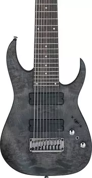 Электрогитара Ibanez RG9PB Axe Design Lab 9-String Electric Guitar, Trans Gray Flat