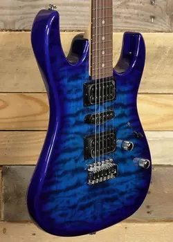 Электрогитара Ibanez RG GIO GRX70QA Electric Guitar Transparent Blue Burst