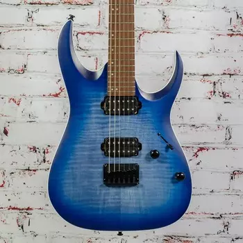 Электрогитара Ibanez RGA42FMBLF RGA Standard Electric Guitar in Blue Lagoon Burst Flat