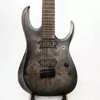Электрогитара Ibanez RGD71ALPACKF Axion Label 7-String Electric - Charcoal Burst Black Flat