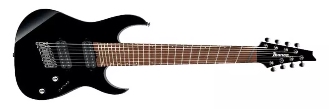 Электрогитара Ibanez RGMS8 Multi-Scale 8-String Electric Guitar Black