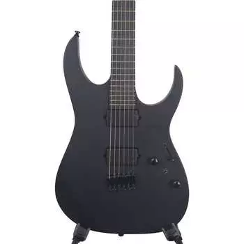 Электрогитара Ibanez RGRTB621 Iron Label - черная плоская RGRTB621BKF