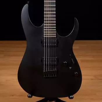 Электрогитара IBANEZ RGRTB621 RG Iron Label Electric Guitar - Black Flat SN I230402561