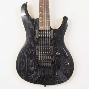 Электрогитара Ibanez S570AH - Silver Wave Black