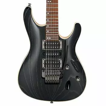 Электрогитара Ibanez S570AH Standard Electric Guitar, Silver Wave Black