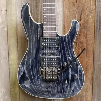 Электрогитара Ibanez S570AH-SWK Standard with Rosewood Fretboard 2021 - Present - Silver Wave Black