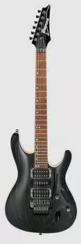 Электрогитара Ibanez S570AHSWK Double Cutaway Guitar, Ash Body, Silver Wave Black Finish