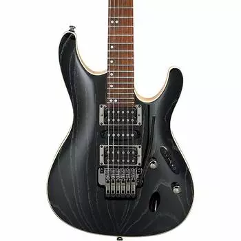 Электрогитара Ibanez S-Series S570AH Electric Guitar - Silver Wave Black