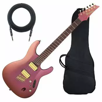 Электрогитара Ibanez SML721 Multi Scale Electric Guitar - Rose Gold Chameleon BONUS PAK