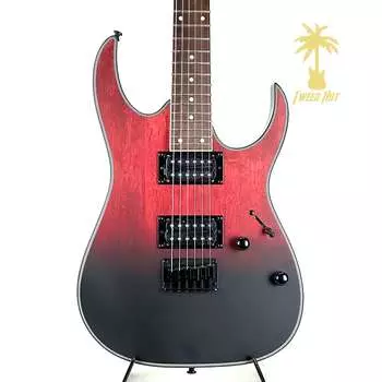 Электрогитара Ibanez Standard RG421EX - прозрачная малиновая матовая Standard RG421EX Electric Guitar - Transparent Crimson Fade Matte
