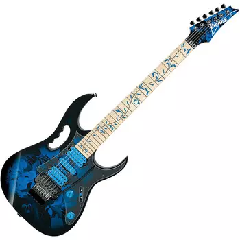 Электрогитара Ibanez Steve Vai Signature - Electric Guitar - Blue Floral Pattern