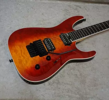 Электрогитара In Stock! 2023 Jackson Pro Plus Series Dinky DKAQ guitar in Firestorm 3110