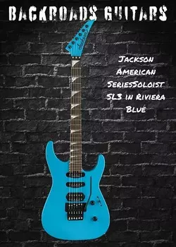 Электрогитара # Jackson American Series Soloist SL3 in Riviera Blue