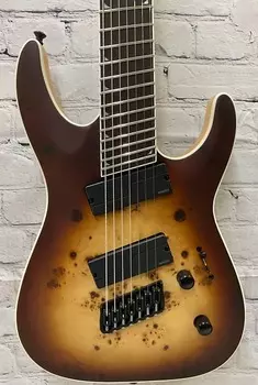 Электрогитара Jackson Concept Soloist SLAT7P HT MS 7-String Guitar Fanned Frets, Bourbon Burst