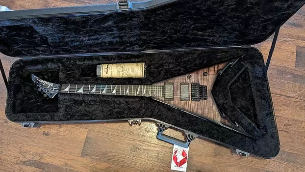 Электрогитара Jackson Custom Shop Corey Beaulieu KV6 2023 - Trans Black