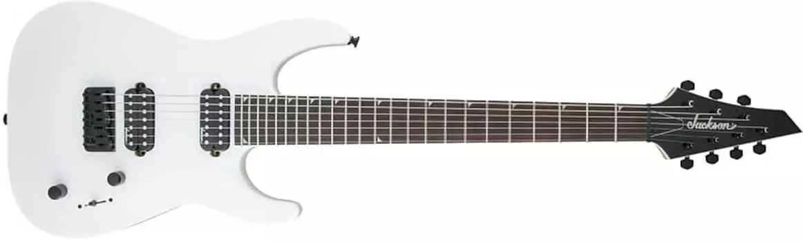 Электрогитара Jackson Dinky JS32-7 DKA 7-String Electric Guitar - Snow White