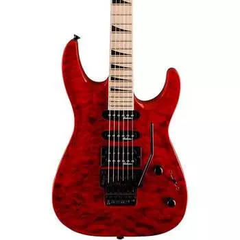 Электрогитара Jackson JS34Q Dinky DKAM Electric Guitar Transparent Red