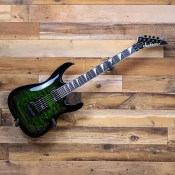 Электрогитара Jackson JS Series Dinky Arch Top JS32Q DKA Guitar Transparent Green Burst