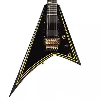 Электрогитара Jackson MJ Series Rhoads RR24MG Black w/Yellow Pinstripes