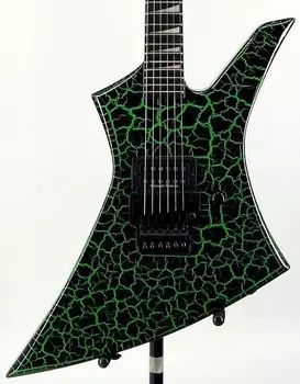 Электрогитара Jackson Pro Kelley Brandon Ellis Signature Series - Green Crackle Pro Kelley Brandon Ellis Signature Series Electric Guitar -
